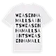 Weasenham All Saints ordlek t-shirt
