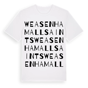 Weasenham All Saints ordlek t-shirt – ekologisk bomull t-shirt från Pinshirt