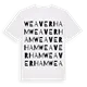 Weaverham ordlek t-shirt