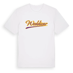 Weddicar baseball t-shirt – ekologisk bomull t-shirt från Pinshirt