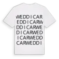 Weddicar ordlek t-shirt