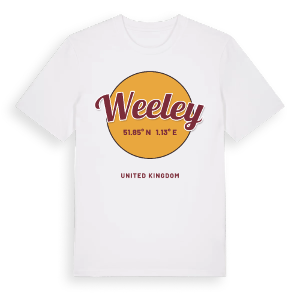 Weeley cirkel t-shirt – ekologisk bomull t-shirt från Pinshirt