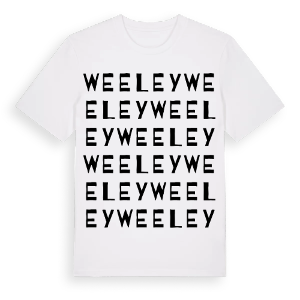 Weeley ordlek t-shirt – ekologisk bomull t-shirt från Pinshirt