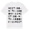 Weeting-with-Broomhill ordlek t-shirt