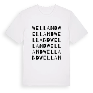 Welland ordlek t-shirt – ekologisk bomull t-shirt från Pinshirt