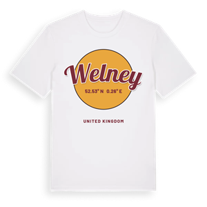Welney cirkel t-shirt – ekologisk bomull t-shirt från Pinshirt