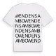 Wendens Ambo ordlek t-shirt