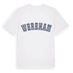 Wereham college t-shirt – ekologisk bomull t-shirt från Pinshirt