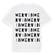 Wervin ordlek t-shirt