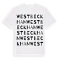West Beckham ordlek t-shirt