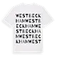 West Beckham ordlek t-shirt