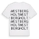 West Bergholt ordlek t-shirt