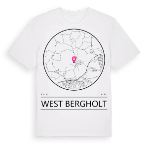 West Bergholt t-shirt – ekologisk bomull t-shirt från Pinshirt