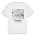 West Berkshire karta t-shirt