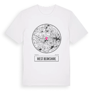 West Berkshire t-shirt – ekologisk bomull t-shirt från Pinshirt