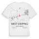 West Deeping karta t-shirt