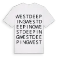 West Deeping ordlek t-shirt