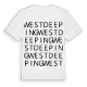 West Deeping ordlek t-shirt