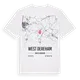 West Dereham karta t-shirt