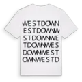 West Down ordlek t-shirt
