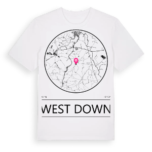 West Down t-shirt – ekologisk bomull t-shirt från Pinshirt