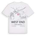 West End karta t-shirt