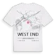 West End karta t-shirt