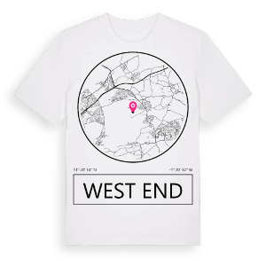 West End t-shirt – ekologisk bomull t-shirt från Pinshirt