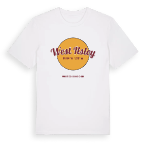 West Ilsley cirkel t-shirt – ekologisk bomull t-shirt från Pinshirt