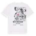 West Lancashire karta t-shirt