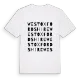 West Oxfordshire ordlek t-shirt