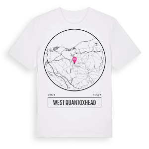 West Quantoxhead t-shirt – ekologisk bomull t-shirt från Pinshirt