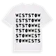 West Stow ordlek t-shirt