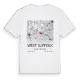 West Suffolk karta t-shirt
