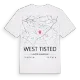 West Tisted karta t-shirt