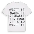 West Tisted ordlek t-shirt