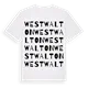 West Walton ordlek t-shirt