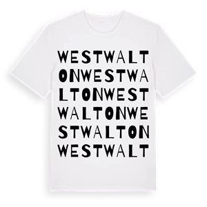 West Walton ordlek t-shirt – ekologisk bomull t-shirt från Pinshirt