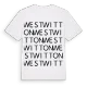 West Witton ordlek t-shirt
