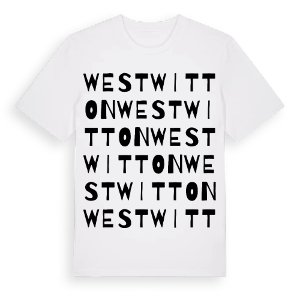 West Witton ordlek t-shirt – ekologisk bomull t-shirt från Pinshirt