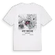 West Yorkshire karta t-shirt