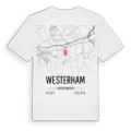 Westerham karta t-shirt
