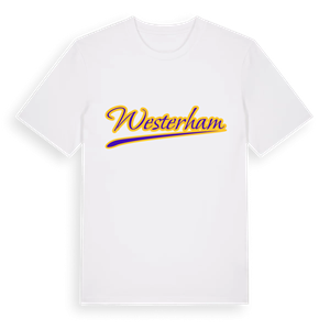 Westerham baseball t-shirt – ekologisk bomull t-shirt från Pinshirt