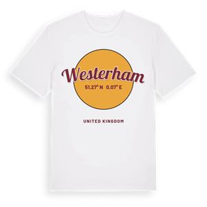 Westerham cirkel t-shirt – ekologisk bomull t-shirt från Pinshirt