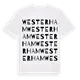 Westerham ordlek t-shirt