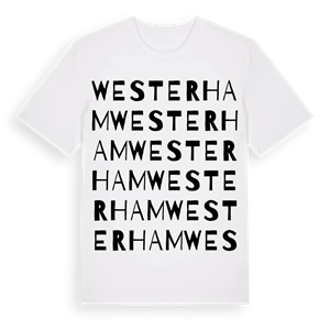 Westerham ordlek t-shirt – ekologisk bomull t-shirt från Pinshirt