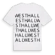 Westhall ordlek t-shirt