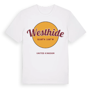 Westhide cirkel t-shirt – ekologisk bomull t-shirt från Pinshirt
