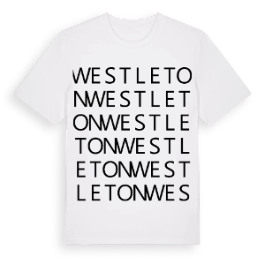 Westleton ordlek t-shirt – ekologisk bomull t-shirt från Pinshirt