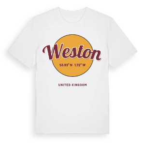 Weston cirkel t-shirt – ekologisk bomull t-shirt från Pinshirt